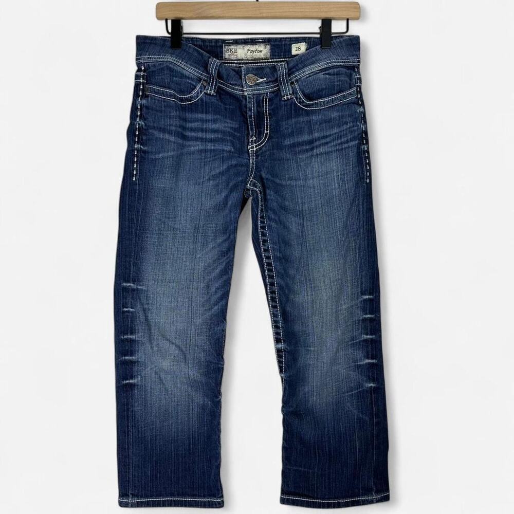 BKE payton cropped bootcut jeans medium wash Size 28